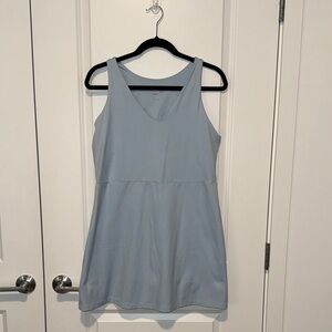 GAP Light Blue GapFit V-Neck Tank Dress